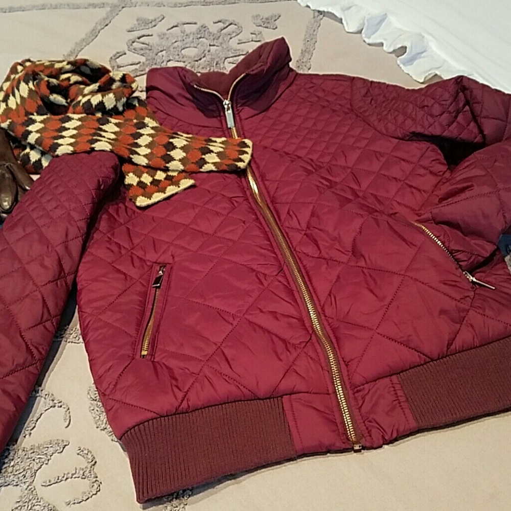 💥SALE💥 🎉HP🎉Ci Soni Burgundy Jacket Size S